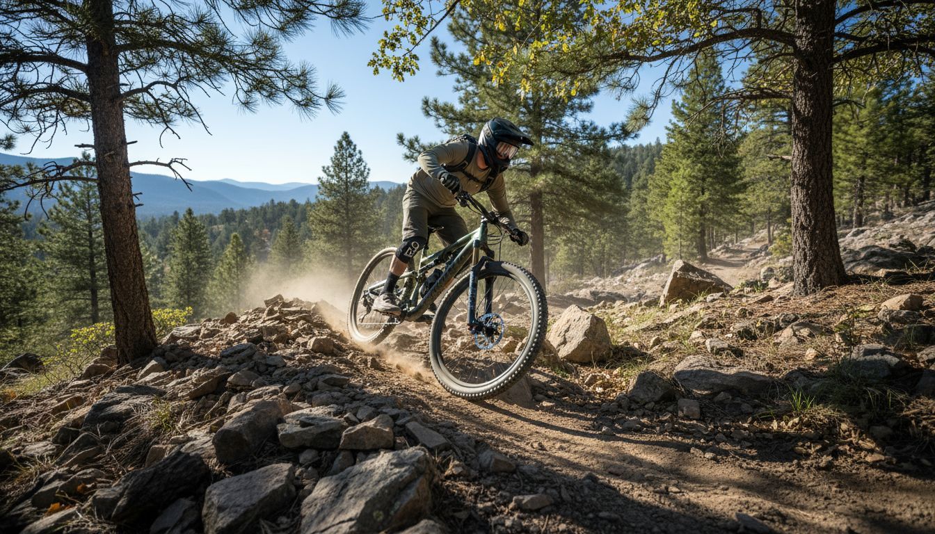 Specialized S-Works Tarmac SL9 on a paved road, rider in action