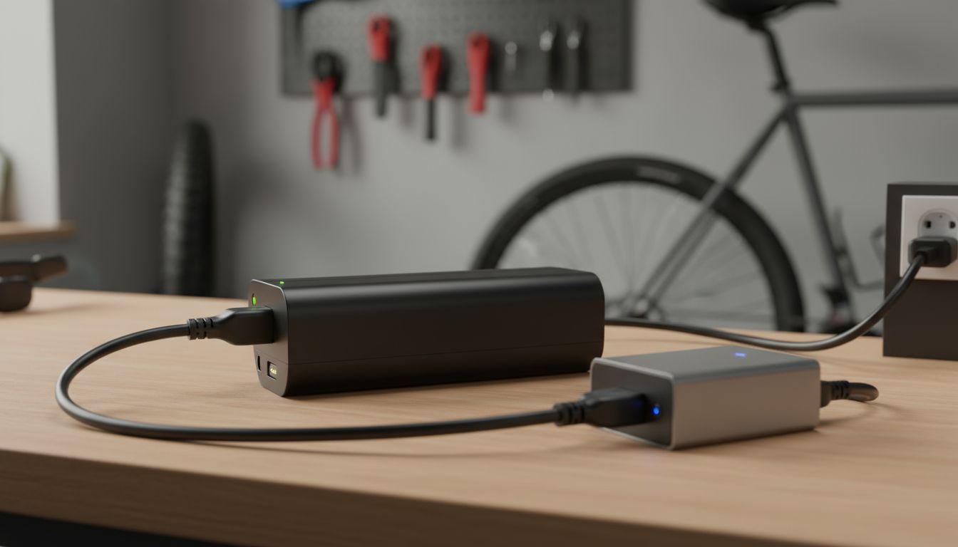 A sleek, mid-range e-bike, highlighting its integrated battery.