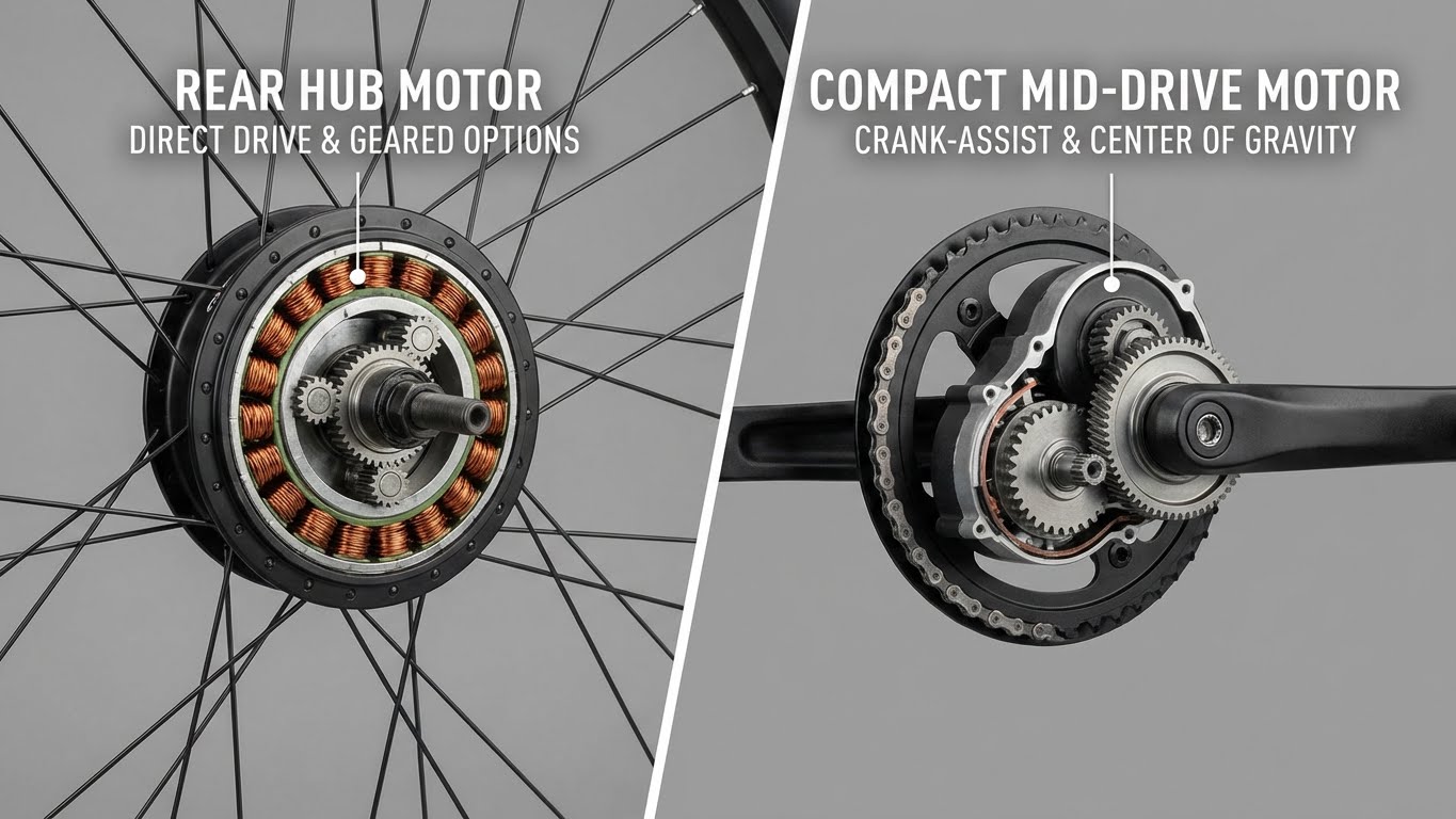 Motore Centrale vs. Motore al Mozzo: Quale Sistema E-Bike è Giusto per Te?